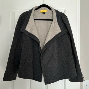 St. John Angora and Wool Blend Open Front Sweater Jacket. Like New